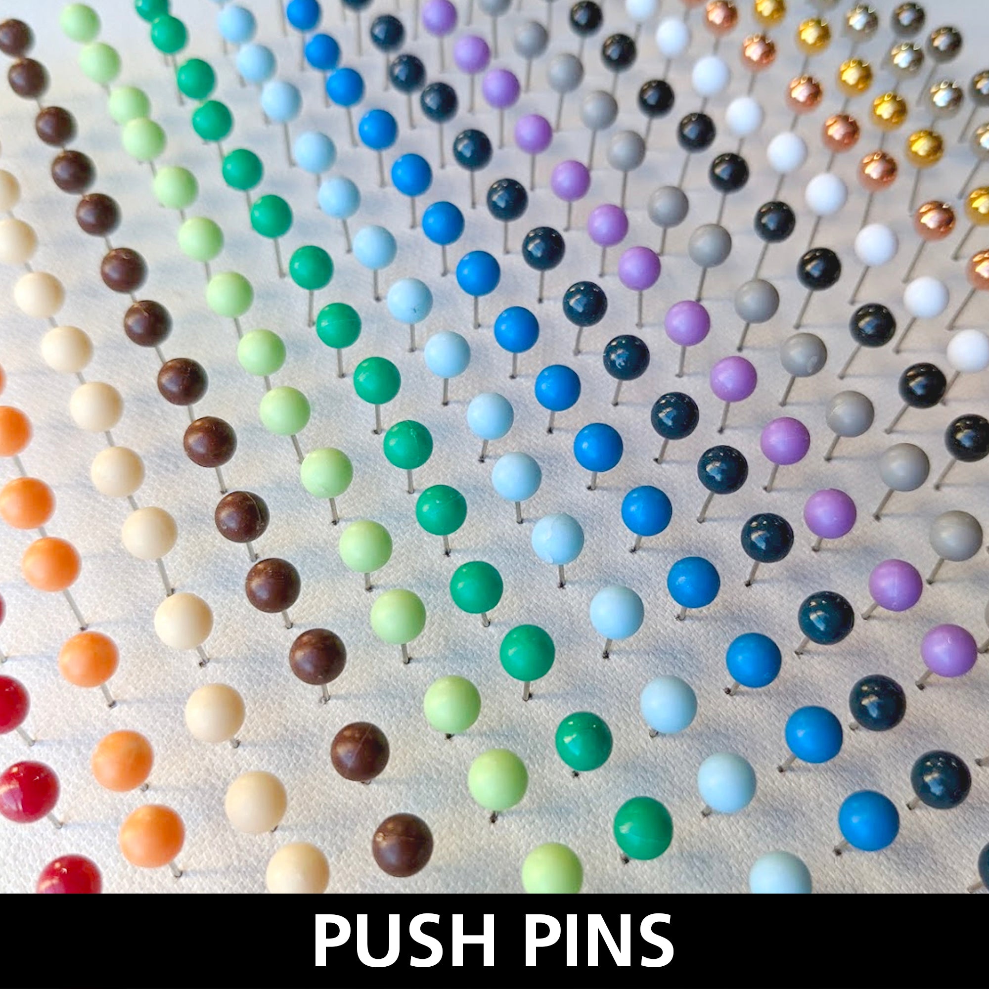 Light Green - Push Pin Travel Map Pins - Pack of 50
