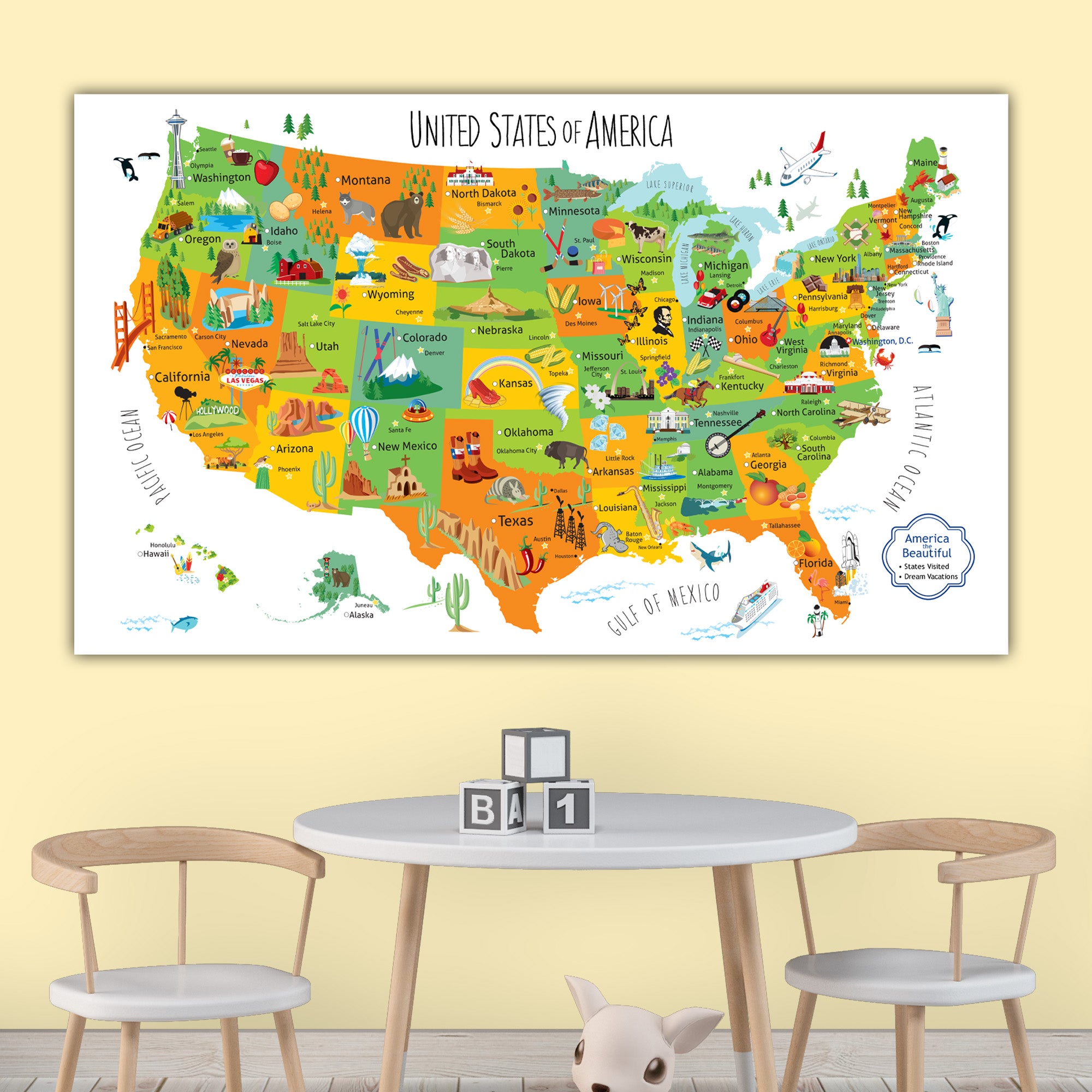 colorado map for kids