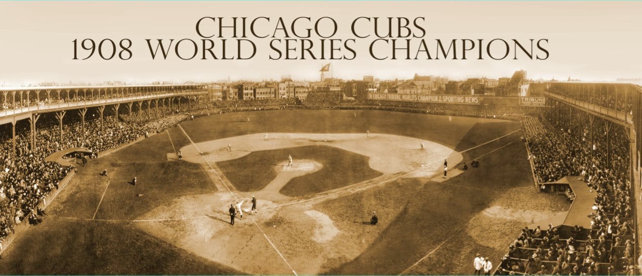 Chicago Cubs 1908 World Series 12x16 Print – Mustang Wholesale