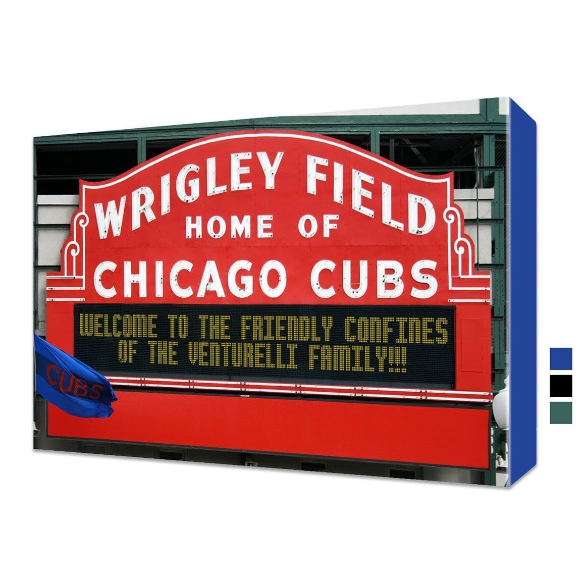Personalized Wrigley Field Marquee Canvas