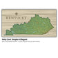 Kentucky Push Pin Terrain Map
