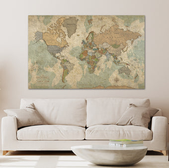 World Push Pin Maps