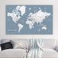 Slate Push Pin Travel Map of the World