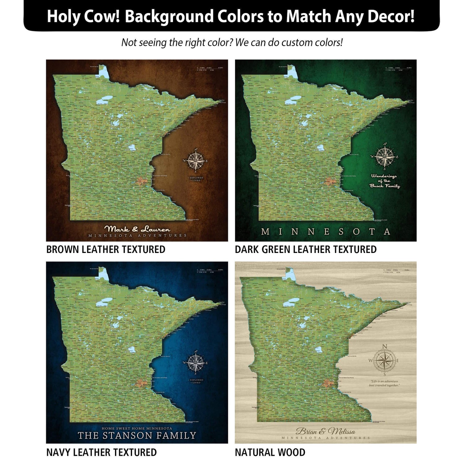 four different maps of the state of minnesota