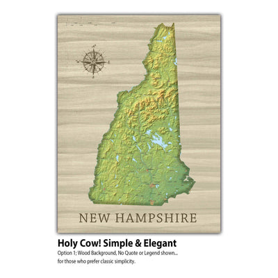 a map of the state of new hampshire