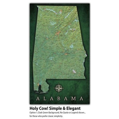 a map of the state of alabama