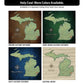 a map of the state of michigan