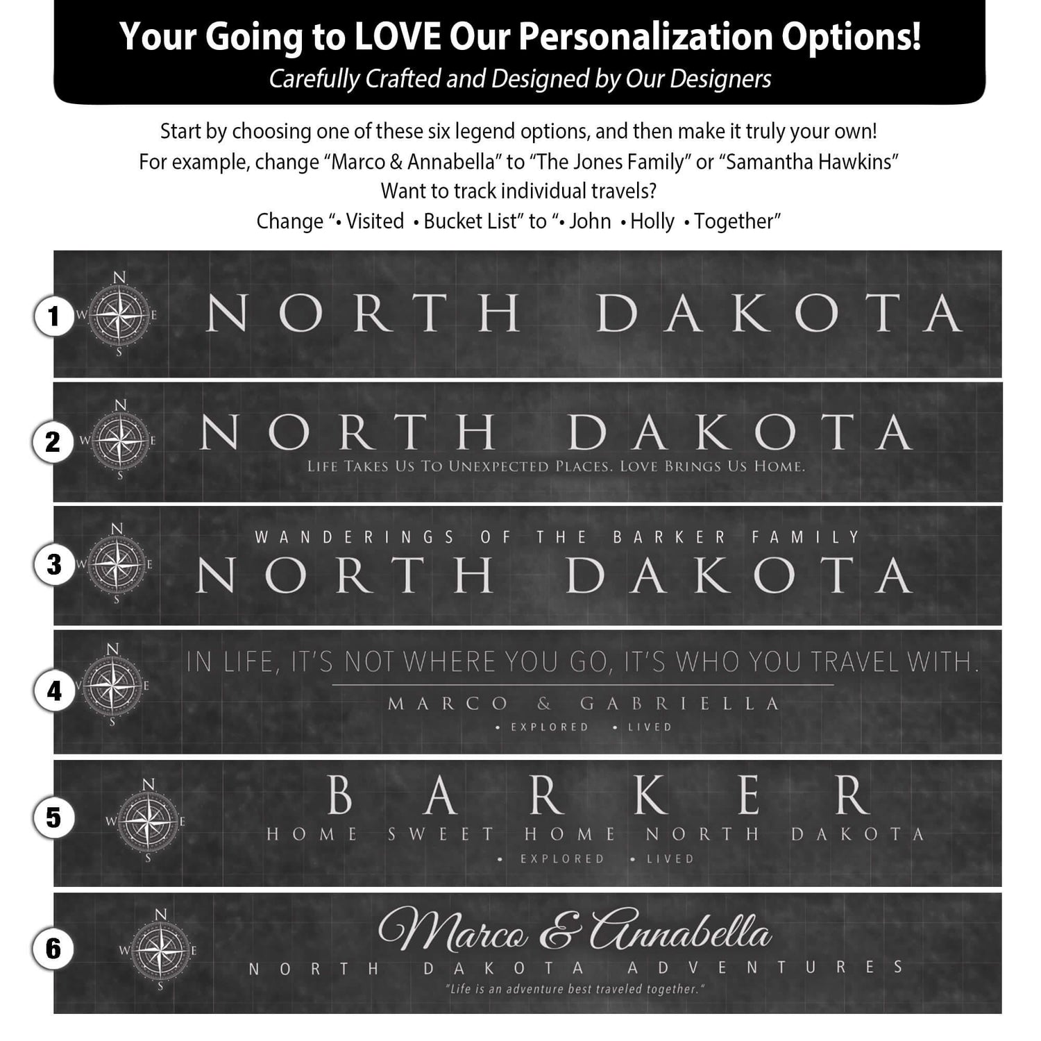 a black and white flyer with the words north dakota, north dakota, north dakota