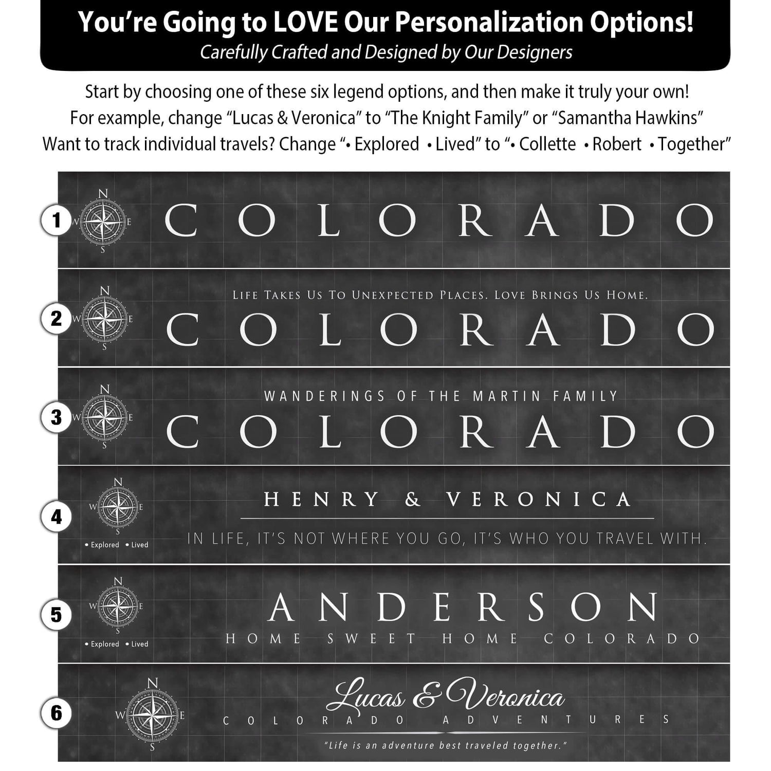 a black and white poster with the words colorado