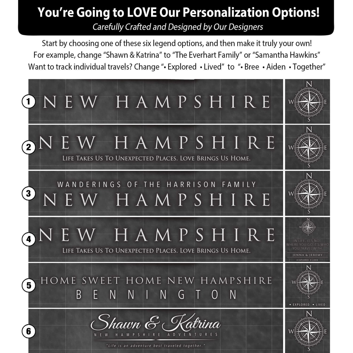 a flyer for a new hampshire wedding