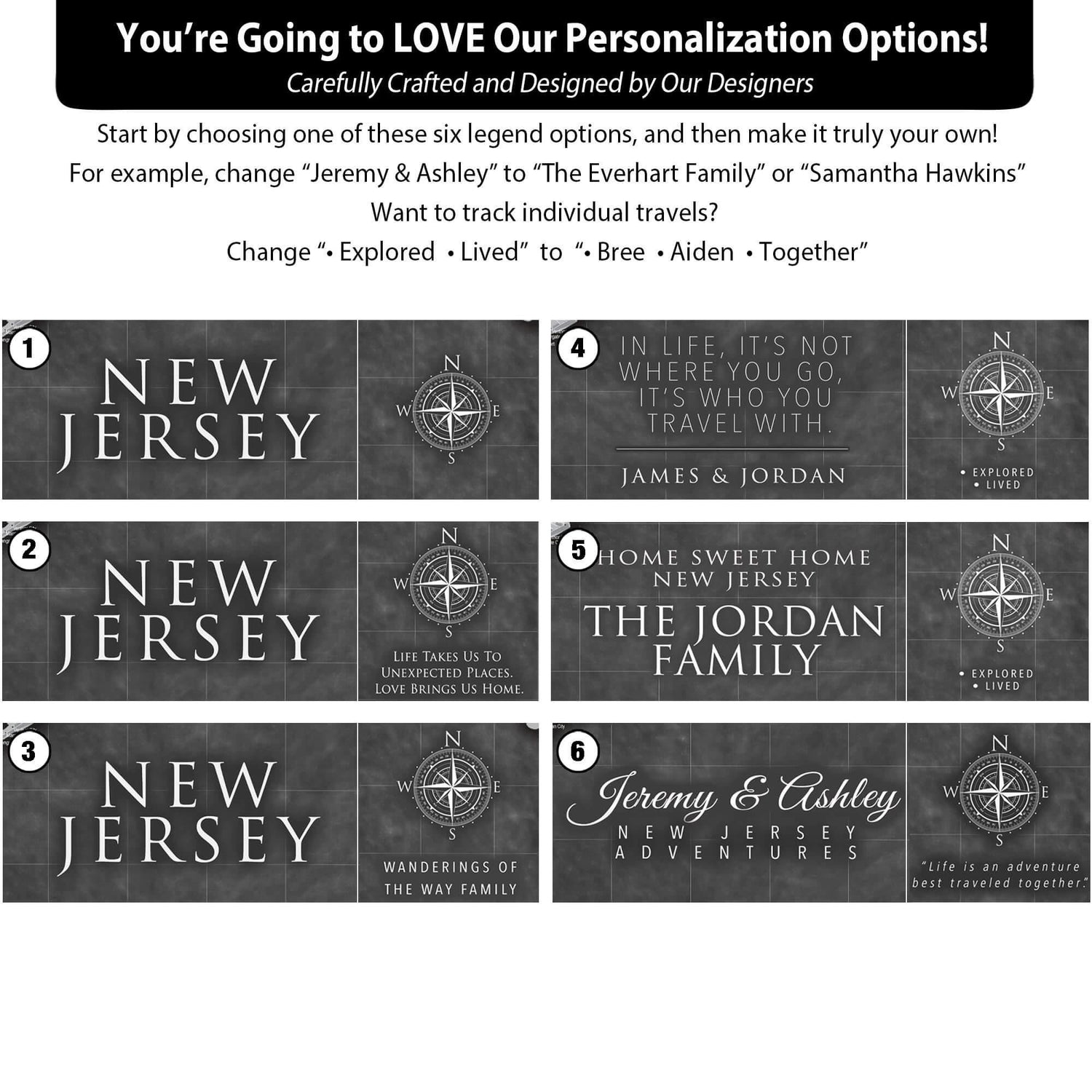 a flyer for a new jersey family vacation