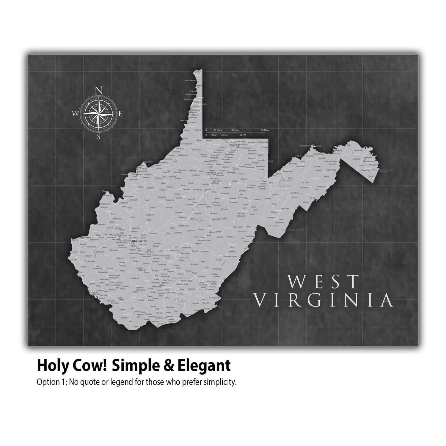 a map of the state of west virginia