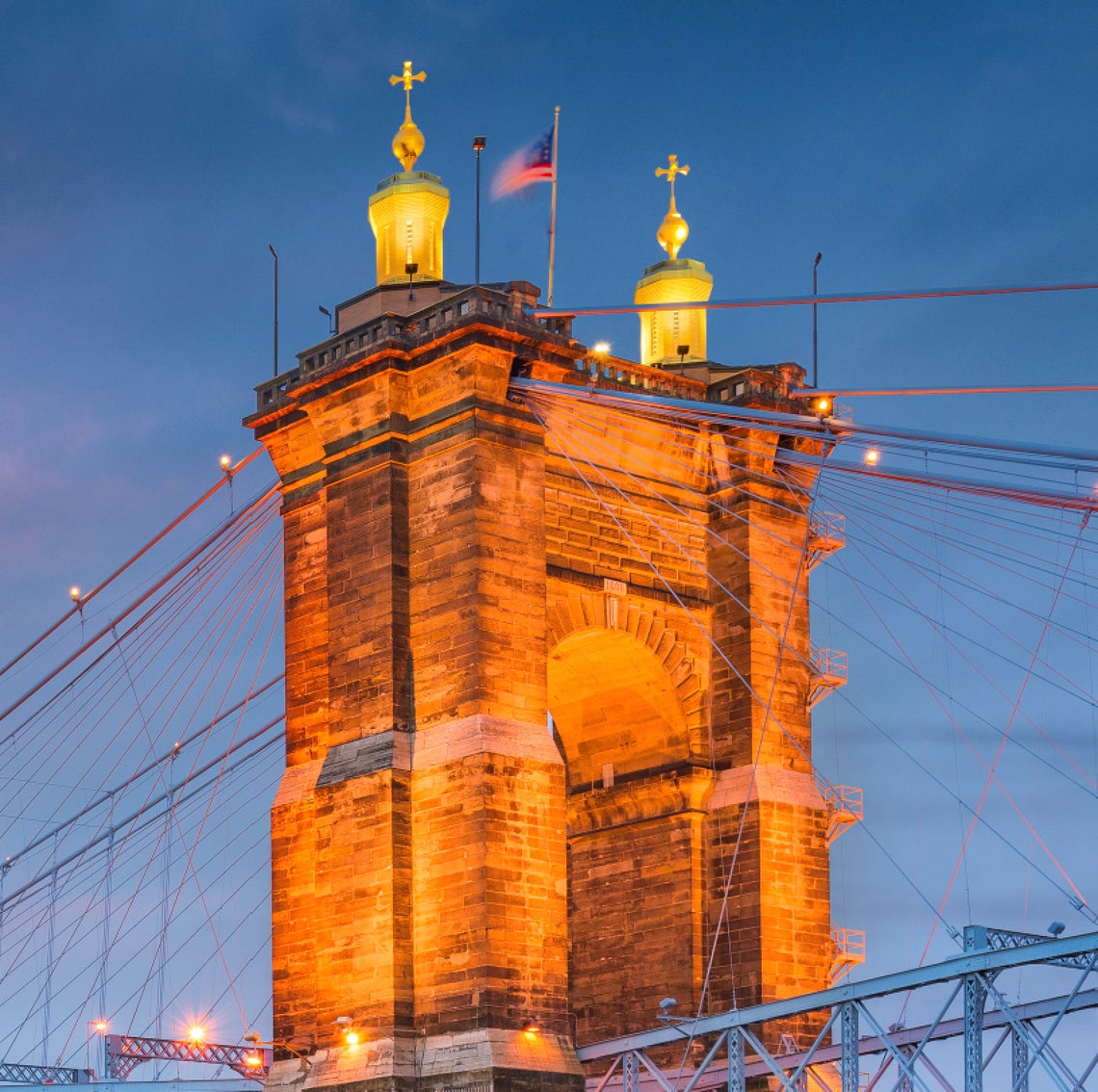 Cincinnati Skyline Bridge Canvas Set, Large newest Cincinnati Canvas, Cincinnati Art, Cincinnati Photo, Cincinnati Wall Art, Roebling Bridge