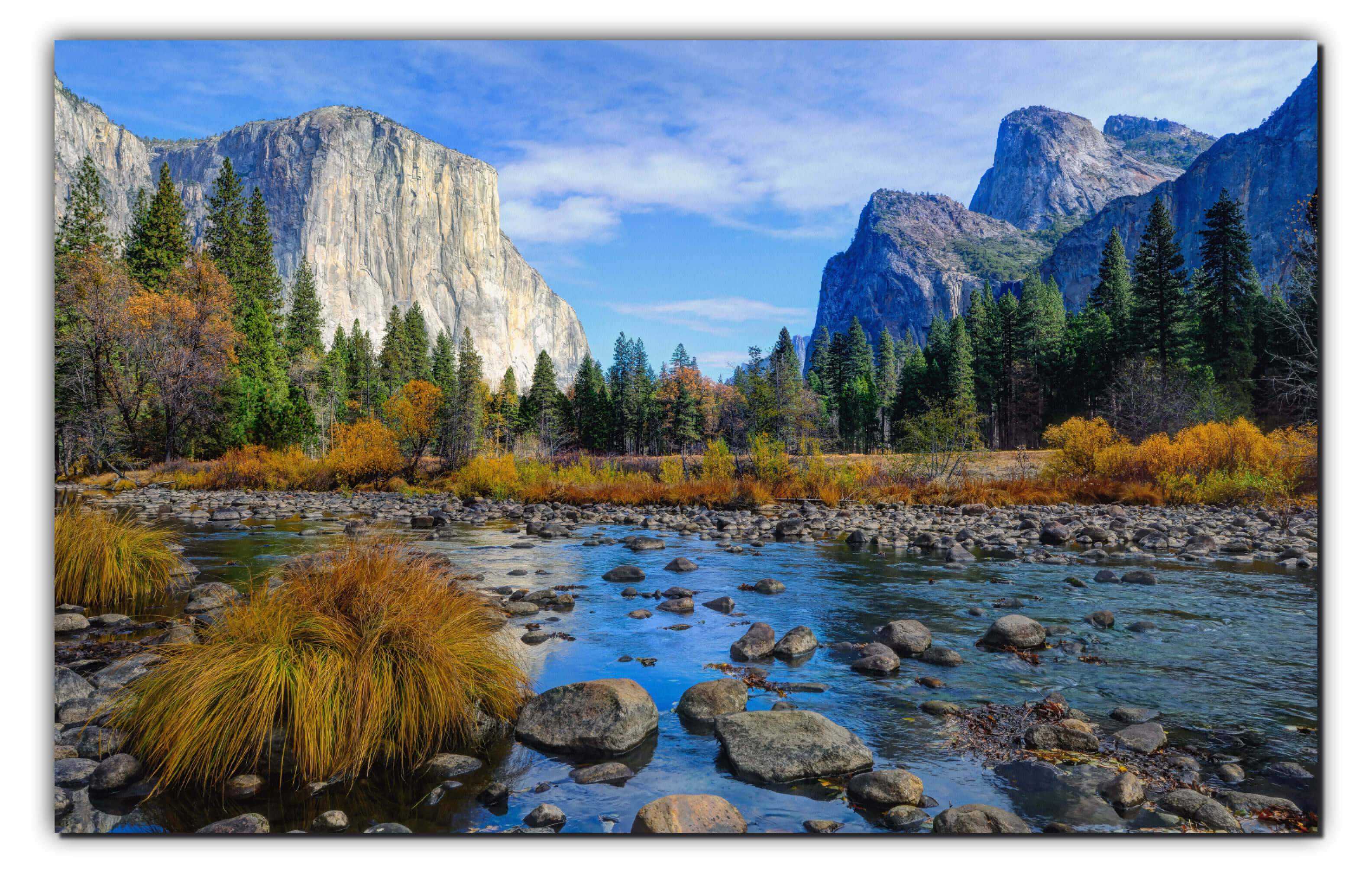 Yosemite National Park Decor for Wall, Yosemite shops Park Painting on Canvas, Yosemite Park Picture Print, Mountains Landscape Large Wall Decor