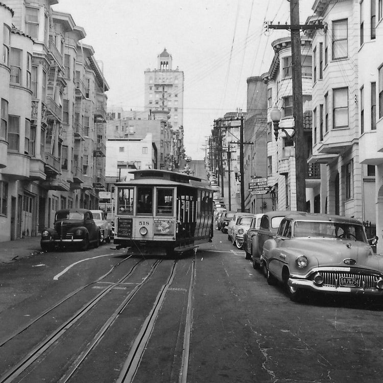 San Francisco Cable Car Canvas Wall Art | Holy Cow Canvas